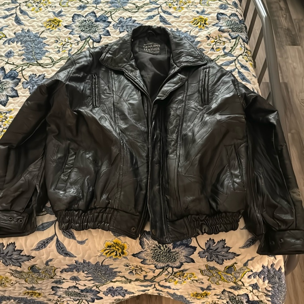 Wilsons Leather Black Classic Leather Jacket